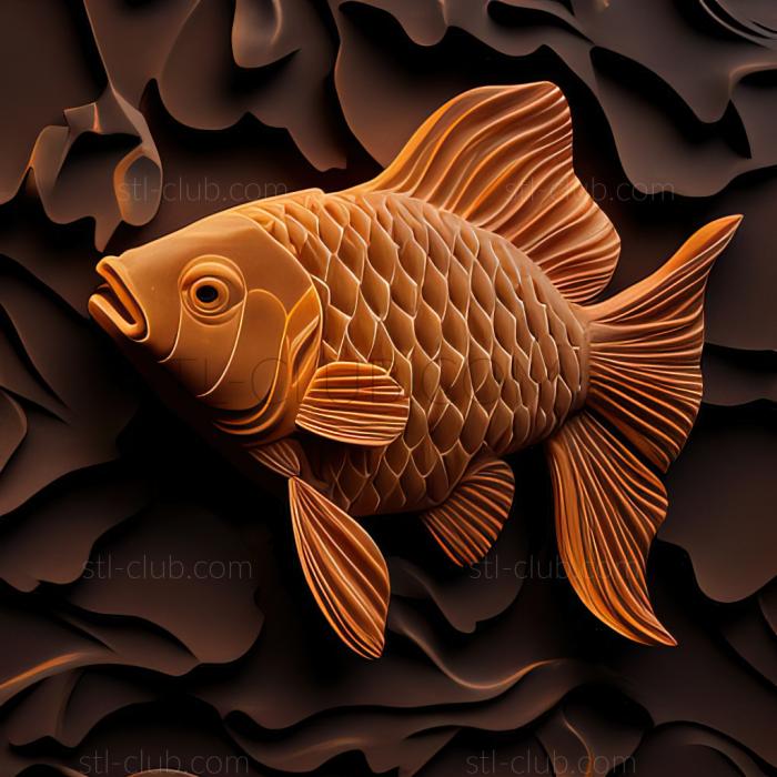 st Chocolate oranda fish